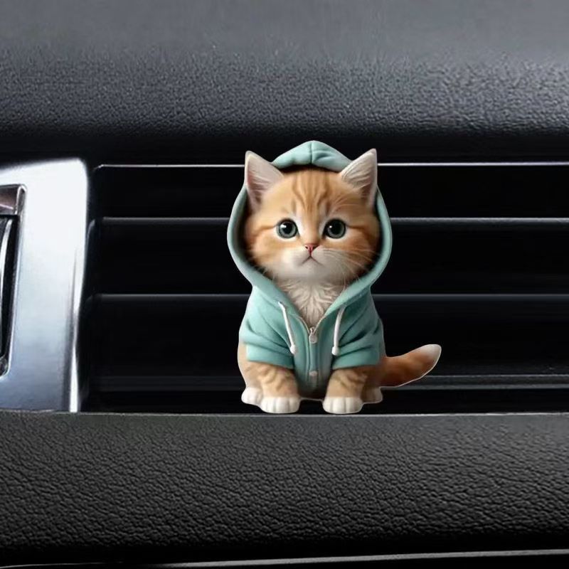 [VentStyle]BlueHoodieKitten+PinkMilkTeaKitten-2-PieceSet — image 4