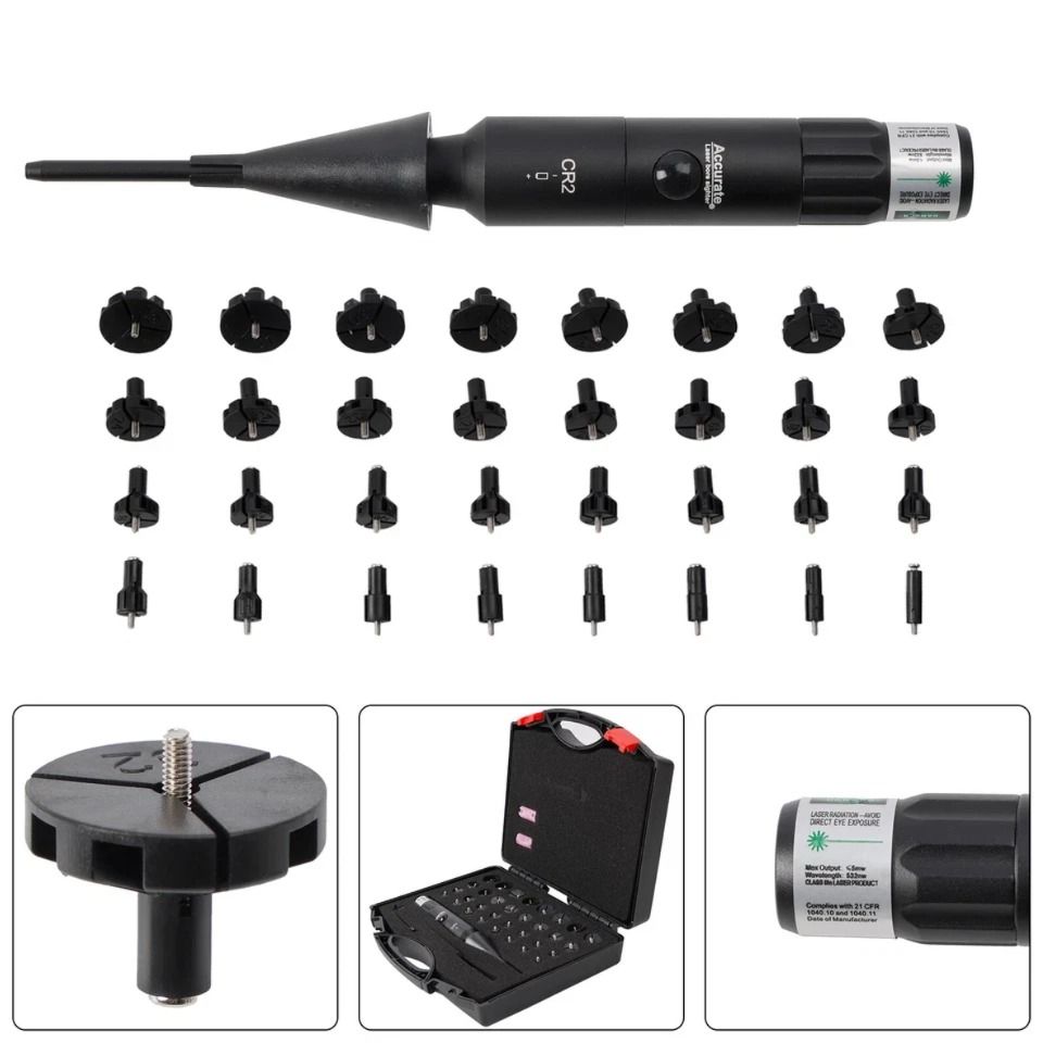 Professional Laser Bore Sight Kit Multiple Caliber Upgraded Green Bore Sighter โ image 3
