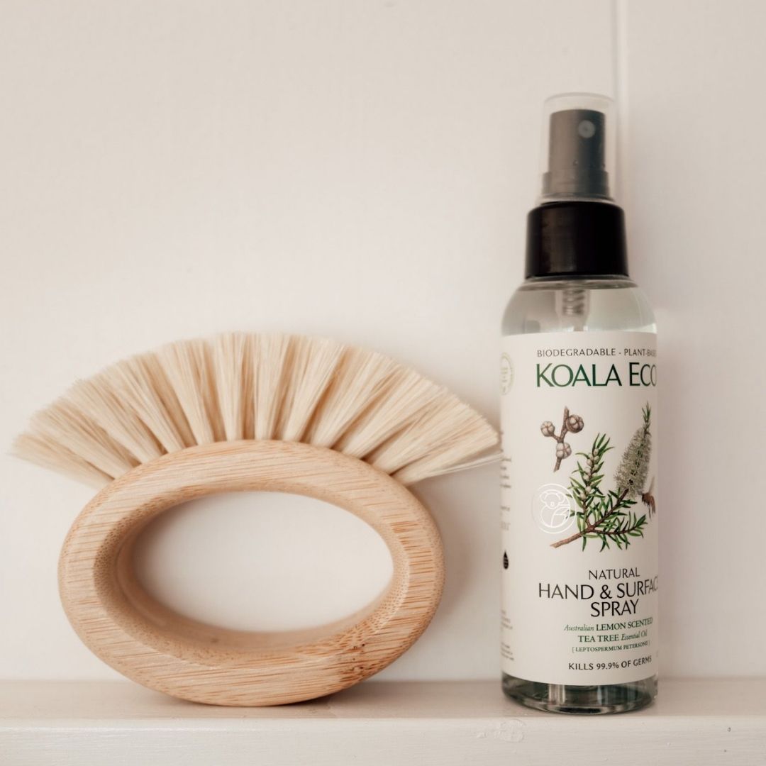 Bamboo Veggie Scrubber Brush — image 4