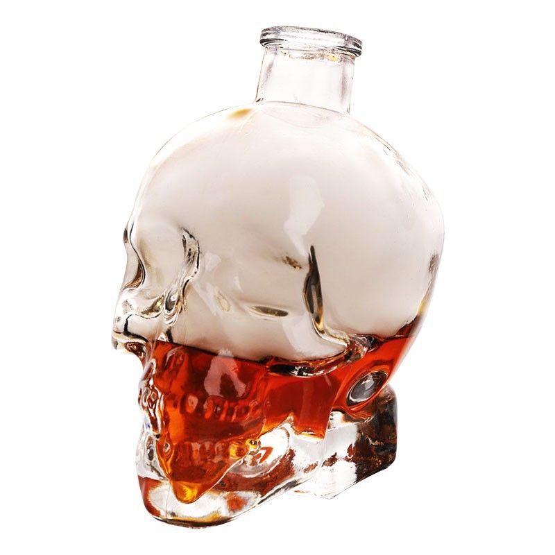Creative Crystal Skull Head Shot Glass Party Transparent Champagne Cocktails Beer Coffee Wine Bottle Doomed Drinkware (750ml) โ image 5