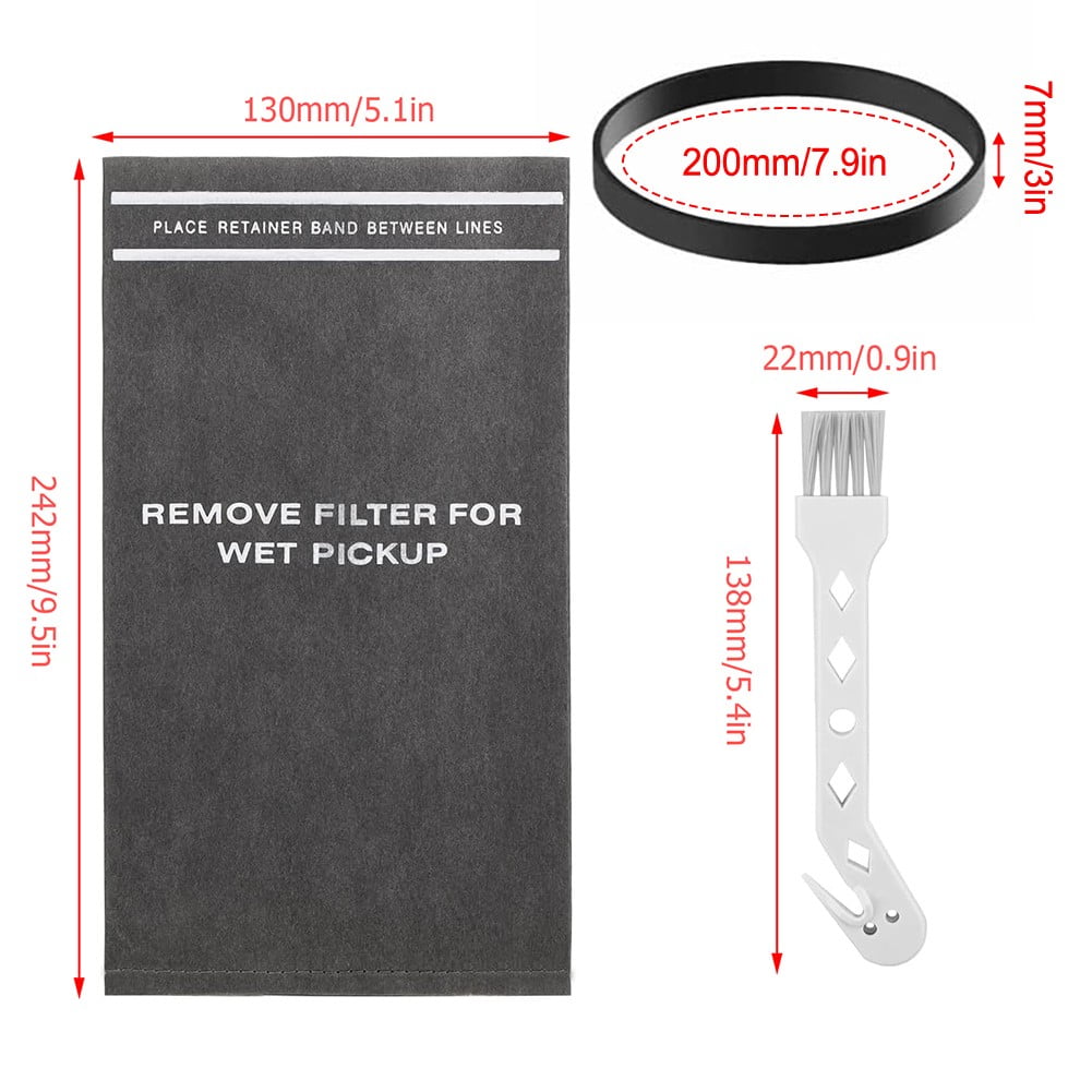 8-Pack Vacuum Cleaner Replacement Accessories For Craftsman 9-38737 Dust Filter Bags For 2-2.5 Gallon For Shop Vacs Vacuum Clean — image 5