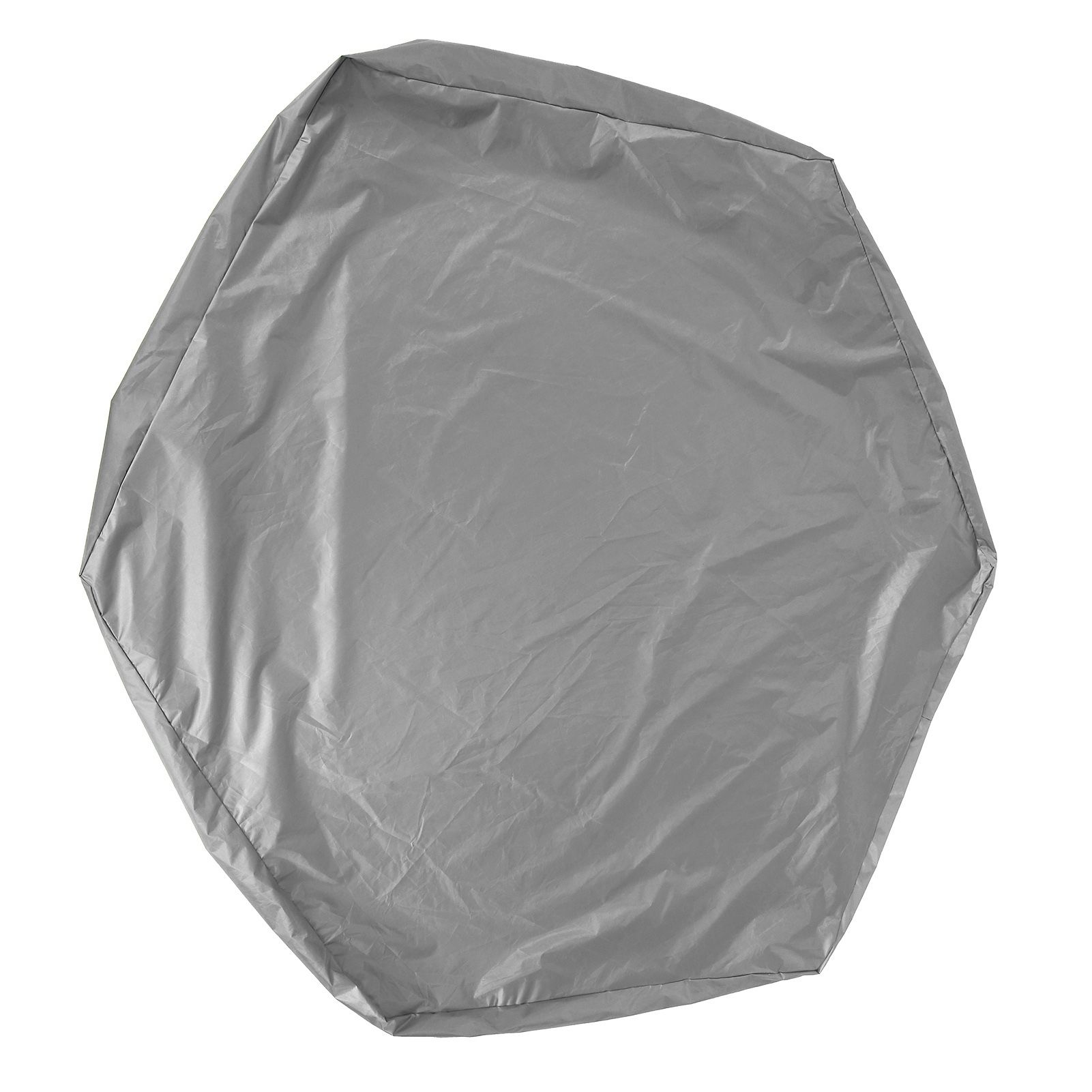 Sandbox Cover Hexagon Sandpit Sand Toys Cover Waterproof Pool Cover with Drawstring for Outdoor Garden Grey โ image 2