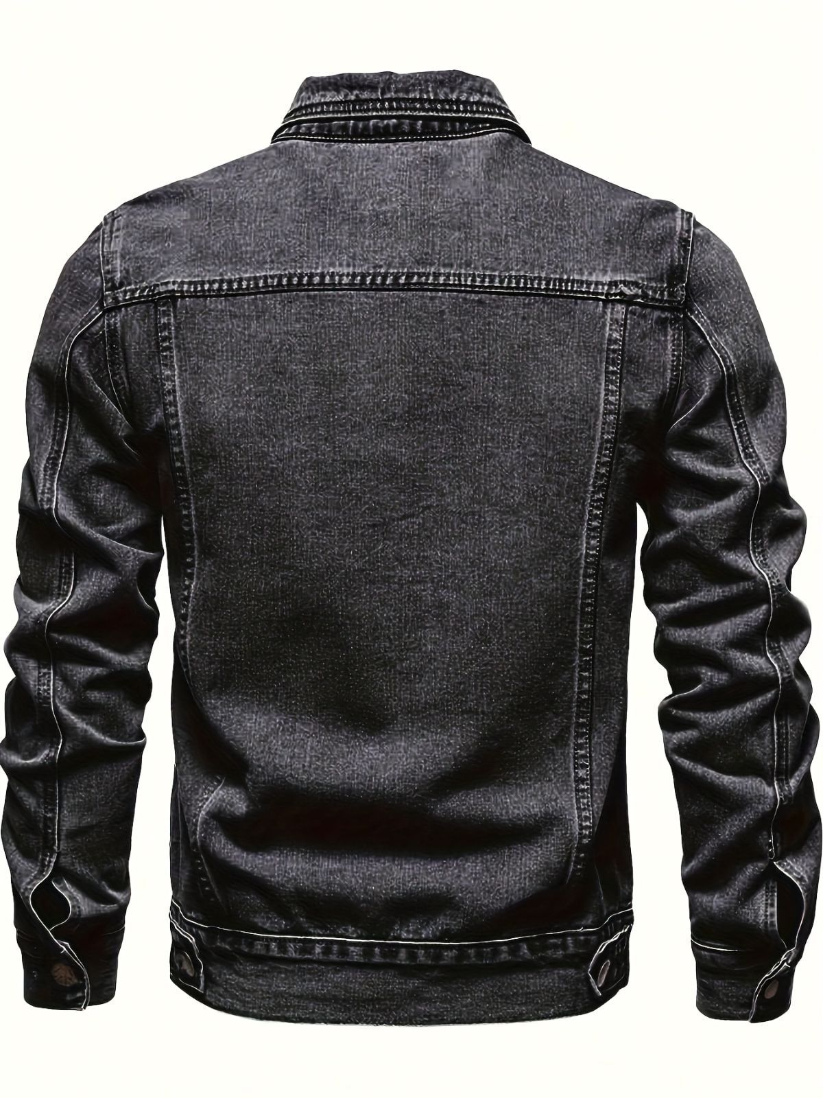 Men'S Formal Shirt Slim Fit Dress Shirt Long Sleeve Shirt Printed Shirt - Dark Gray - Size 2XL(AU 2XL/EU54) โ image 5
