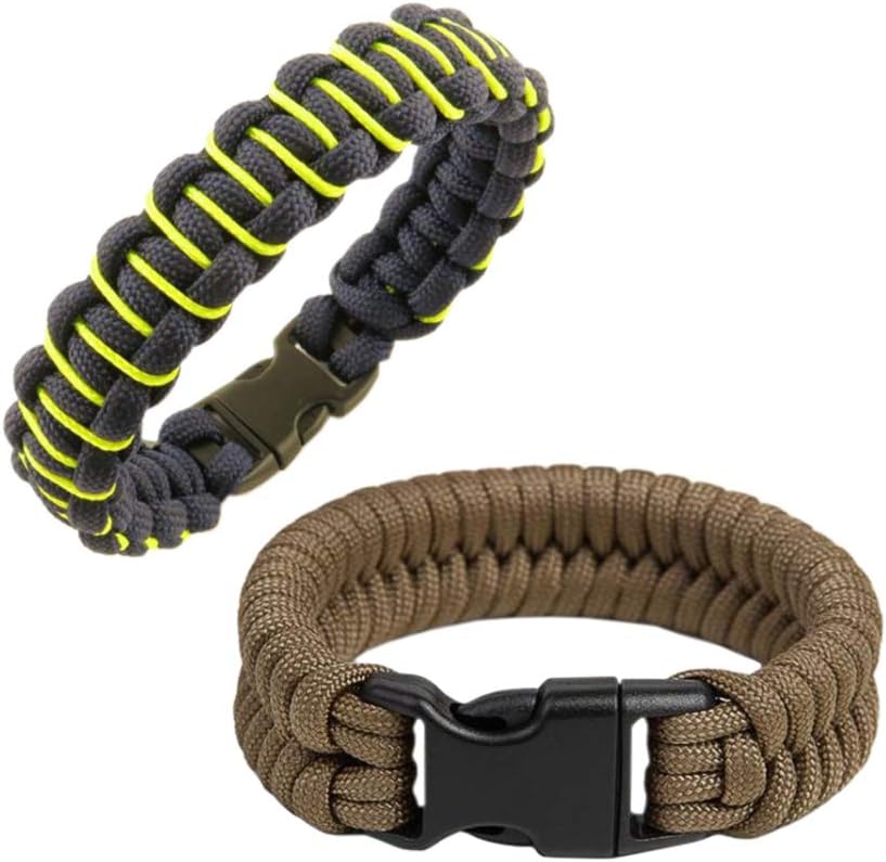 CooBigo 30 Pack 5/8 Inch Curved Paracord Bracelet Clip, Plastic Side Release Buckles for Parachute 550 Cord Paracord Bracelets Clasp Dog Collar Buckle DIY โ image 5
