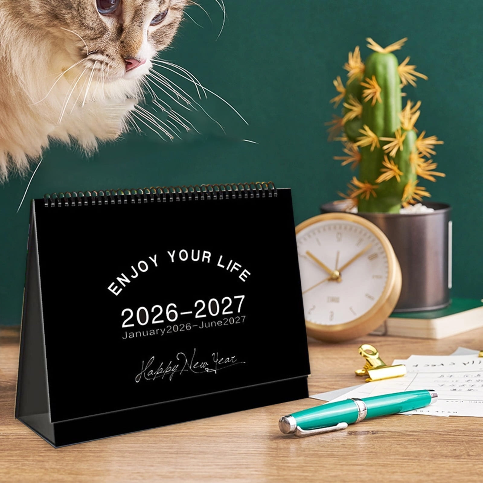 2026 Desk Calendar - 8x10 inch Desk Calendar 2026-2027, 12 Months Desk Calendar Runs From January 2026 To December 2026, Exquisite Desk Calendar 2026 Q — image 5