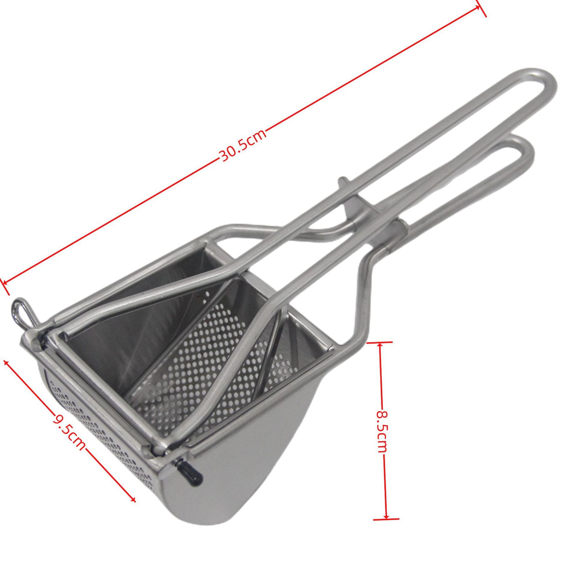Stainless Steel Potato Press and Ricer to Puree All Root Vegetables Kitchen Essential Stainless Steel Potato Ricer for Gourmets Mashed Vegetables โ image 5