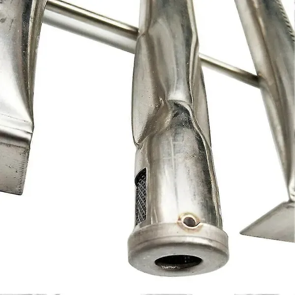U Shaped Gas Grill Burner Tube Stainless Steel Adjustable Universal Replacement for Gas Grills Silver — image 5