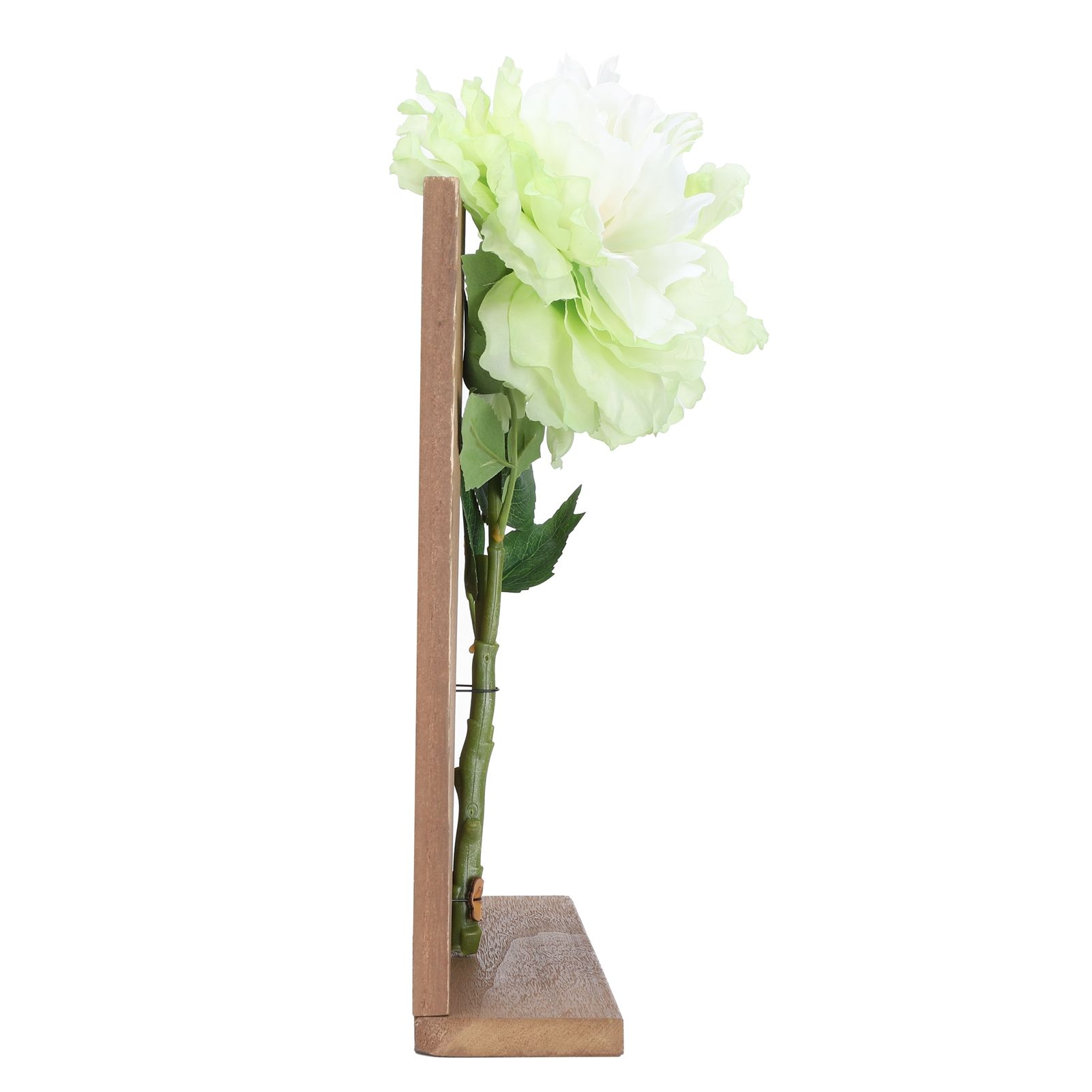 Artificial Flower Hanging Ornaments with Wood Board Indoor Living Room Bedroom Wall Decorations — image 5