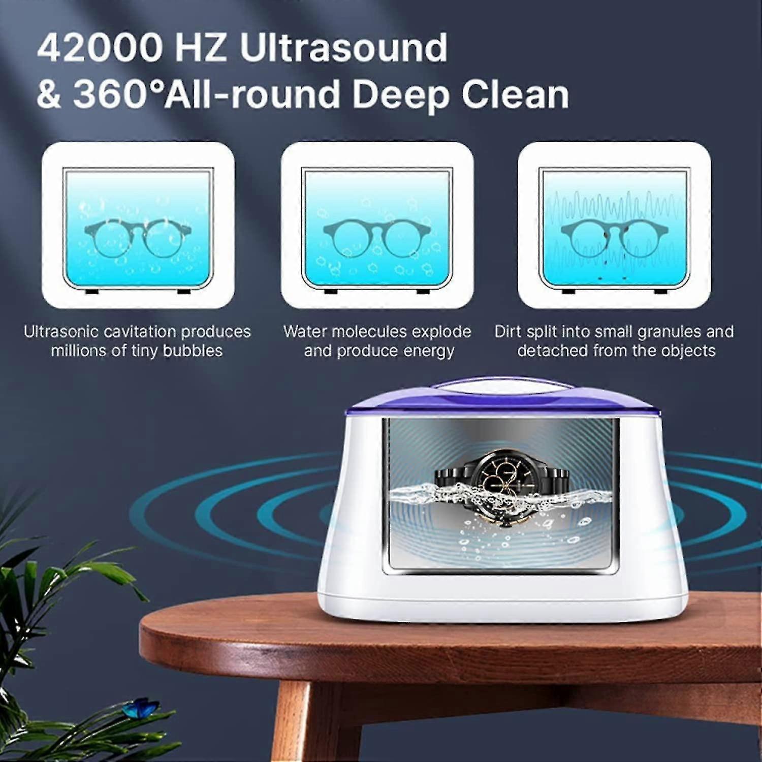 Ultrasonic Jewelry Cleaner Machine for Rings, Eyeglasses, All Jewelry — image 2