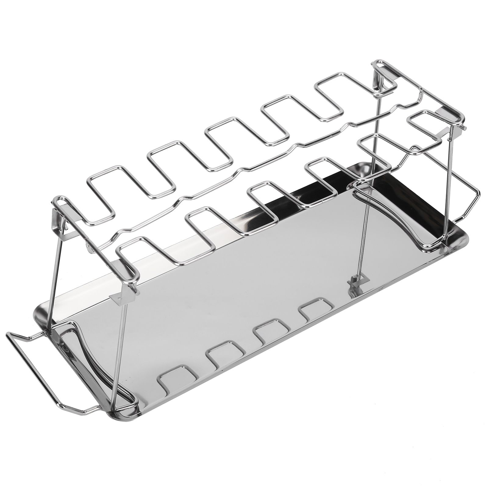 Chicken Wing Leg Rack with Bakeware Vertical Chicken Leg Grill for Barbecue Accessories — image 2
