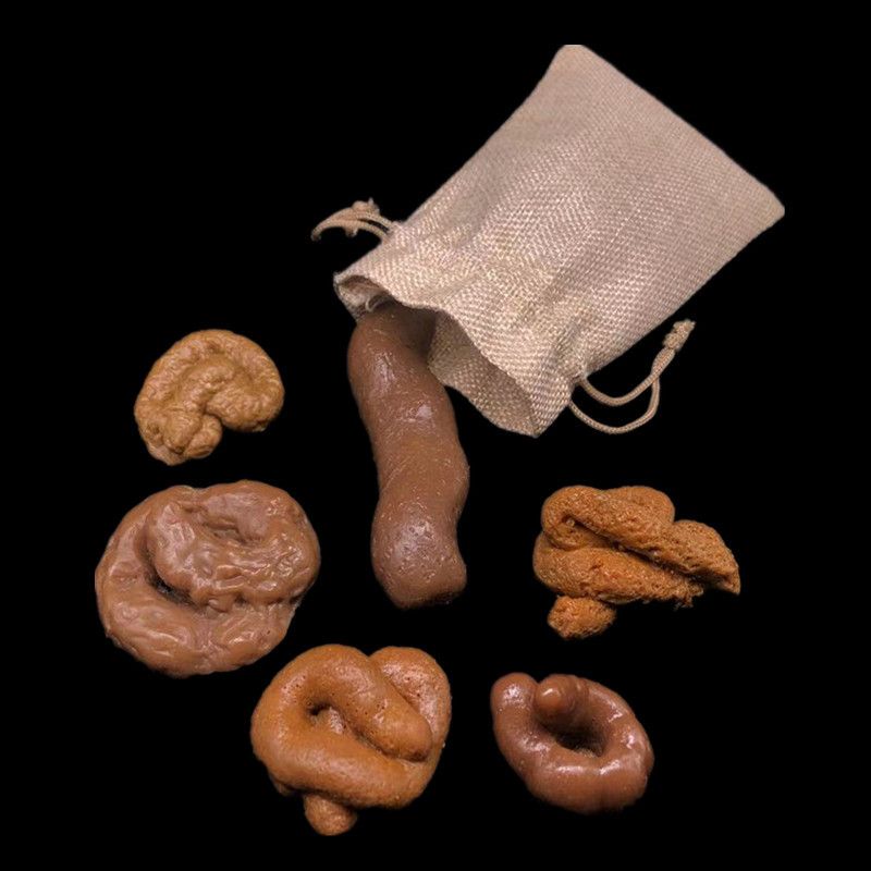 6Pieces Fake Realistic Fake Turd Prank Lifelike Poo Toy Gags and Practical Joke Toys for April Fools' Day Prank Party Supplies โ image 2
