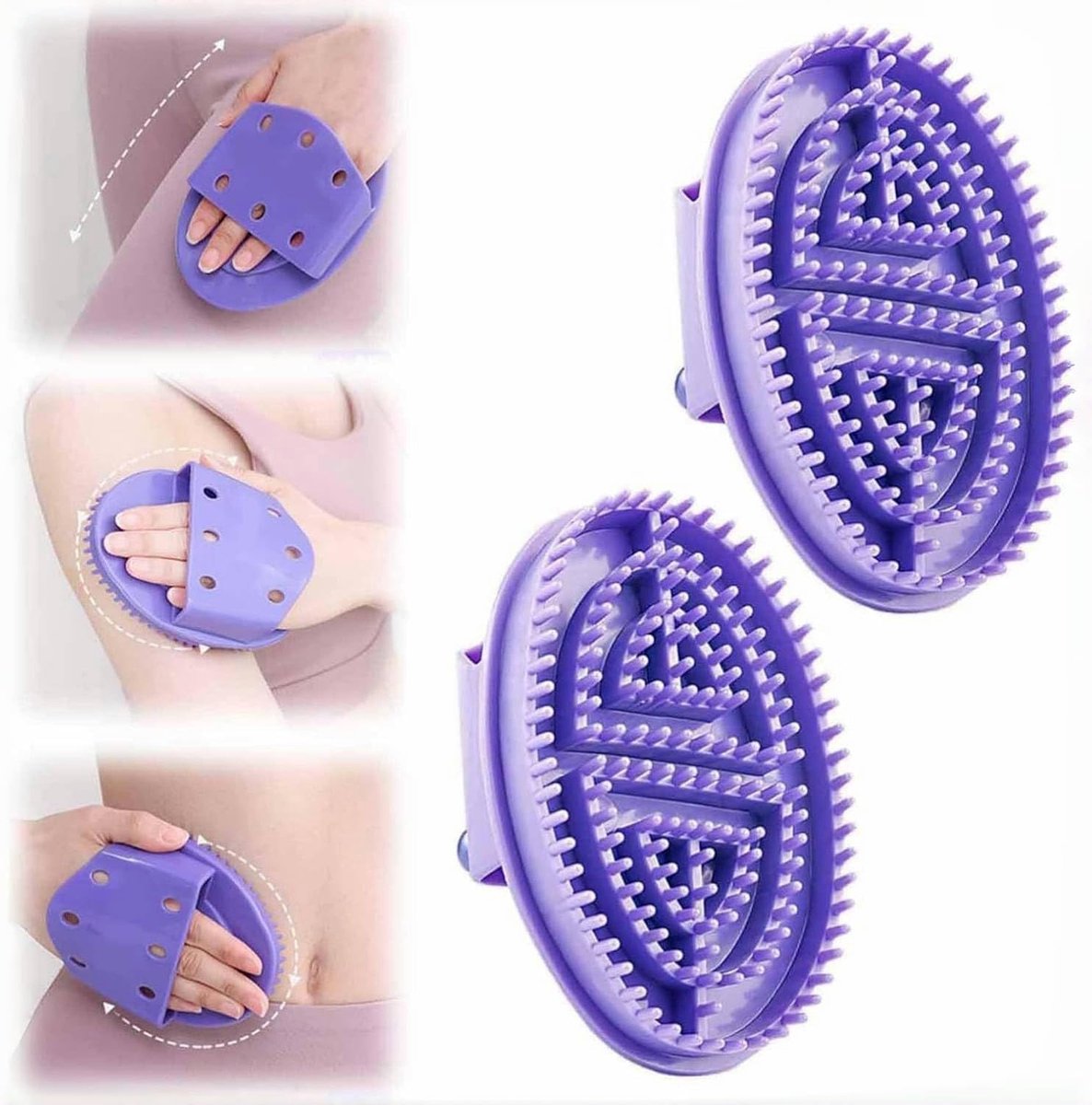 pieces - Massage Brush - Meridian Pressure Brush - Dry Brushing - Essential Oil Brush - Bath Brush - Body Scrub Bath Body Brush - SPA Massager - for Meridian — image 4
