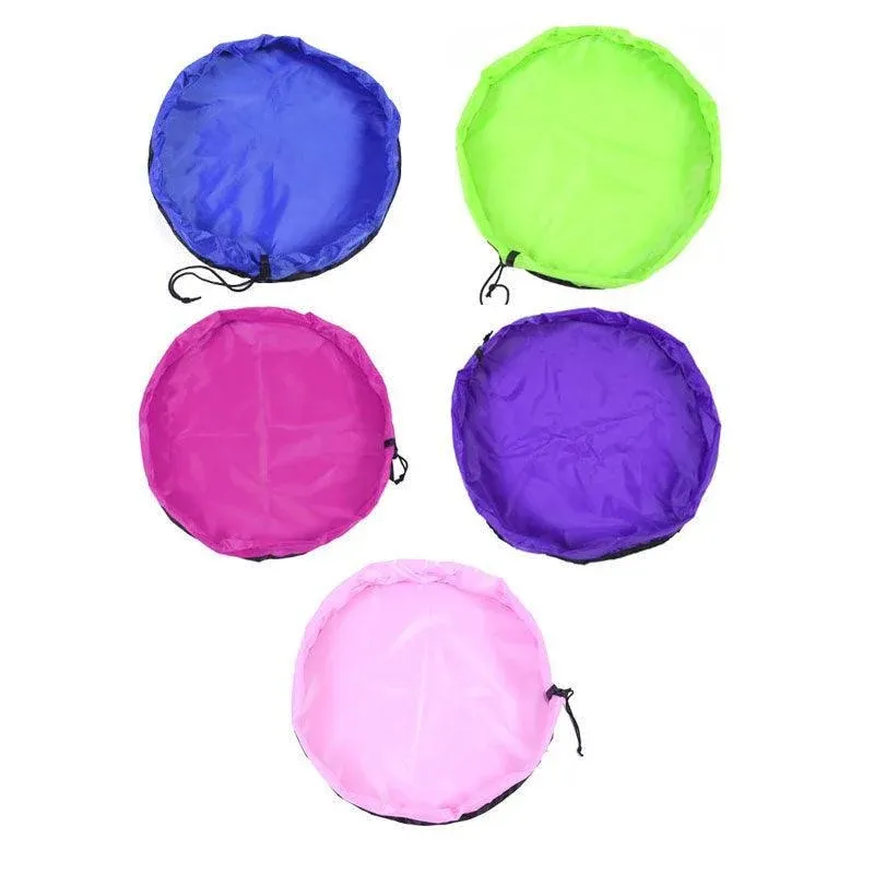 150cm Play Mat Bag Portable Toy Storage Organizer with Drawstring Closure - Purple — image 3