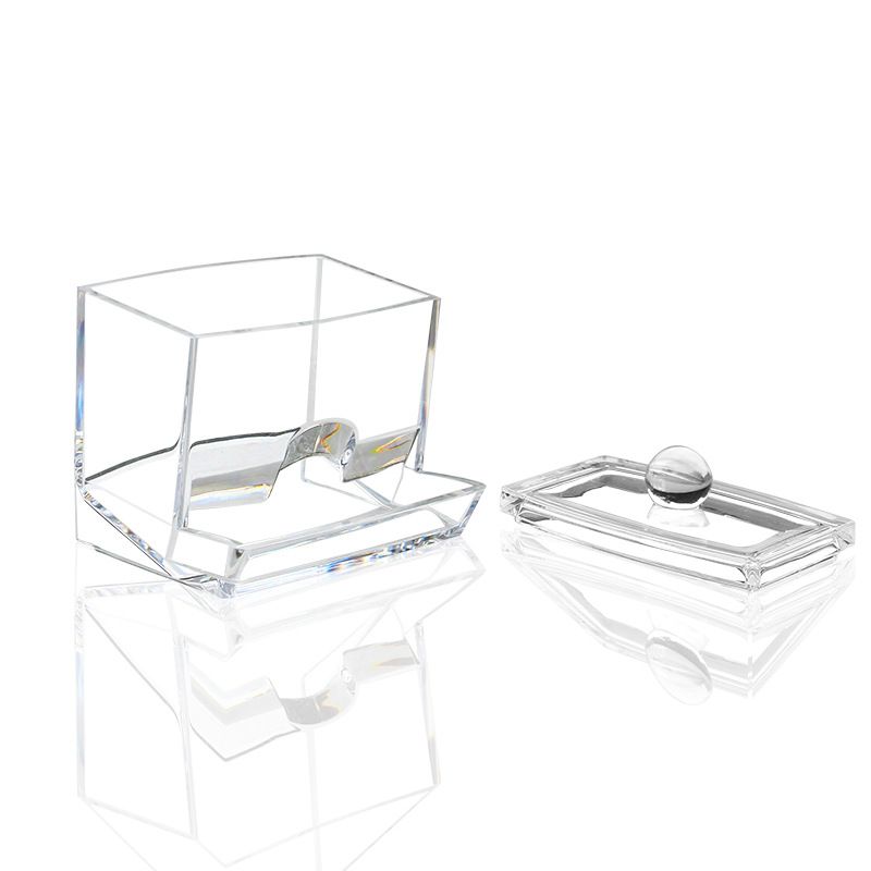 Clear Cotton Ball Swab Holder Cotton Clear — image 3