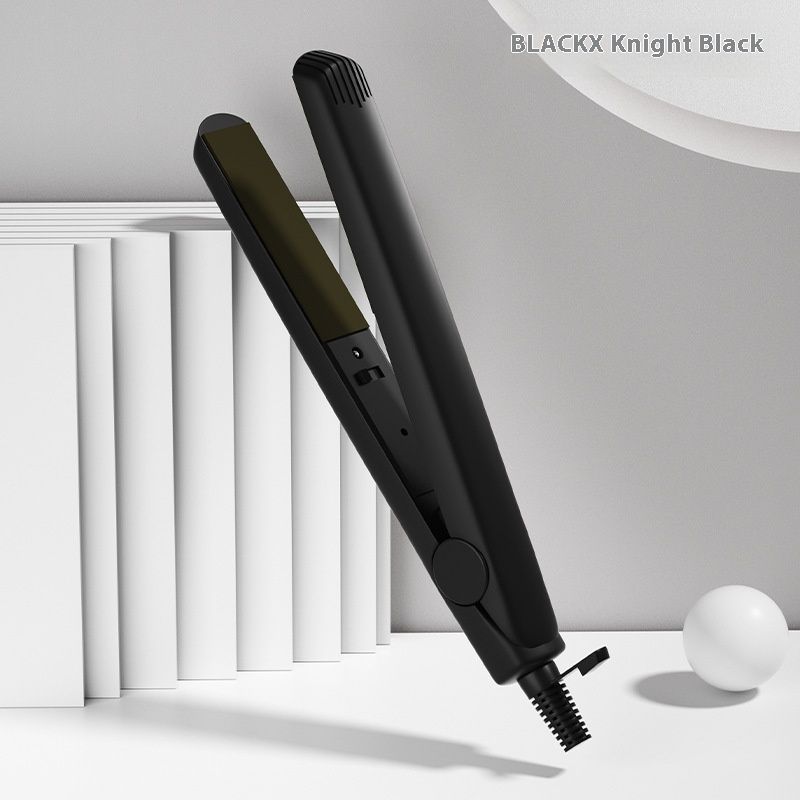 2 pcs Small Travel Straightener and Curling Iron, Ceramic Coated Fast Heating, for Short Hair Bangs, Wigs, Extensions, Wet and Dry — image 5