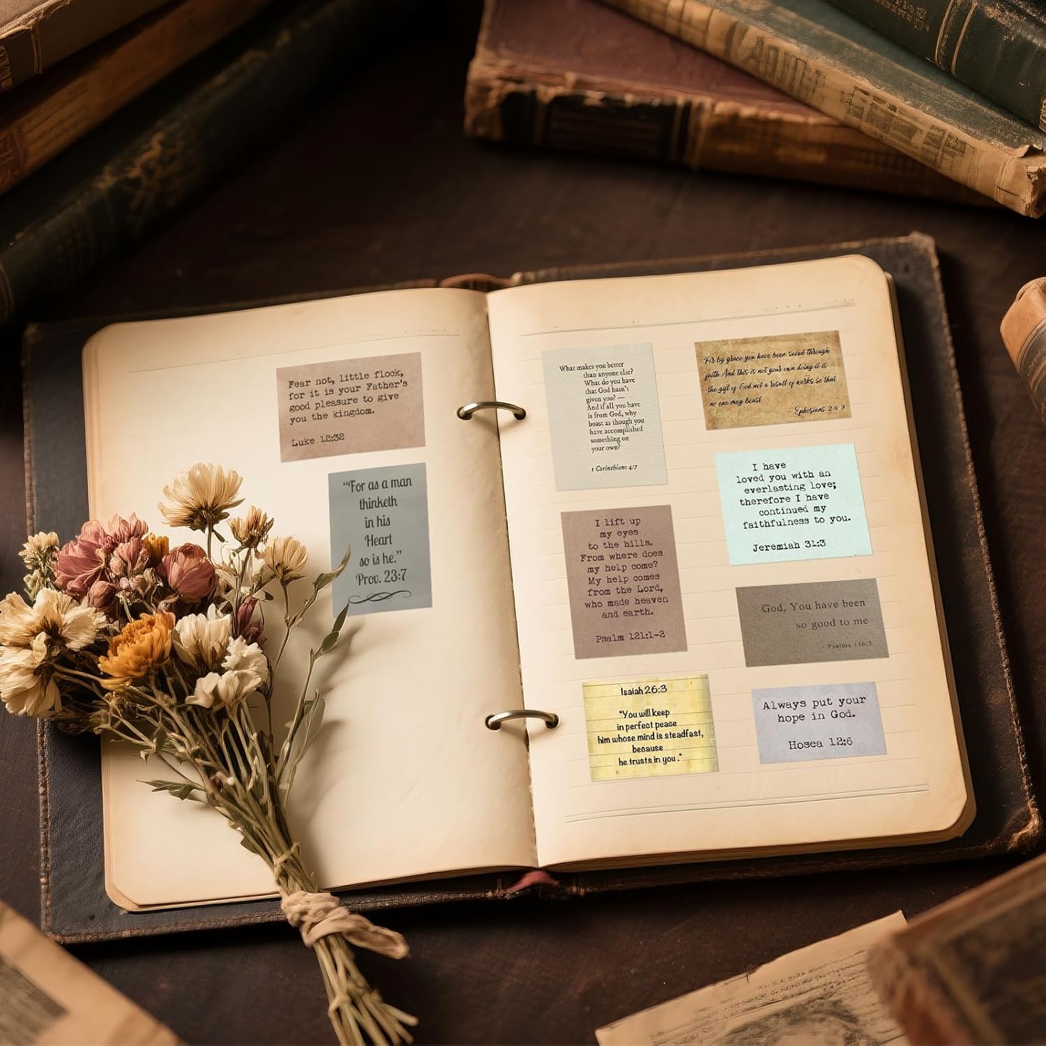 180Pcs Bible Verse Stickers - Vintage Inspirational Christian Stickers Bible Journaling Sticker Self Adhesive Religious Scripture Sticker Jesus Faith Label for — image 2