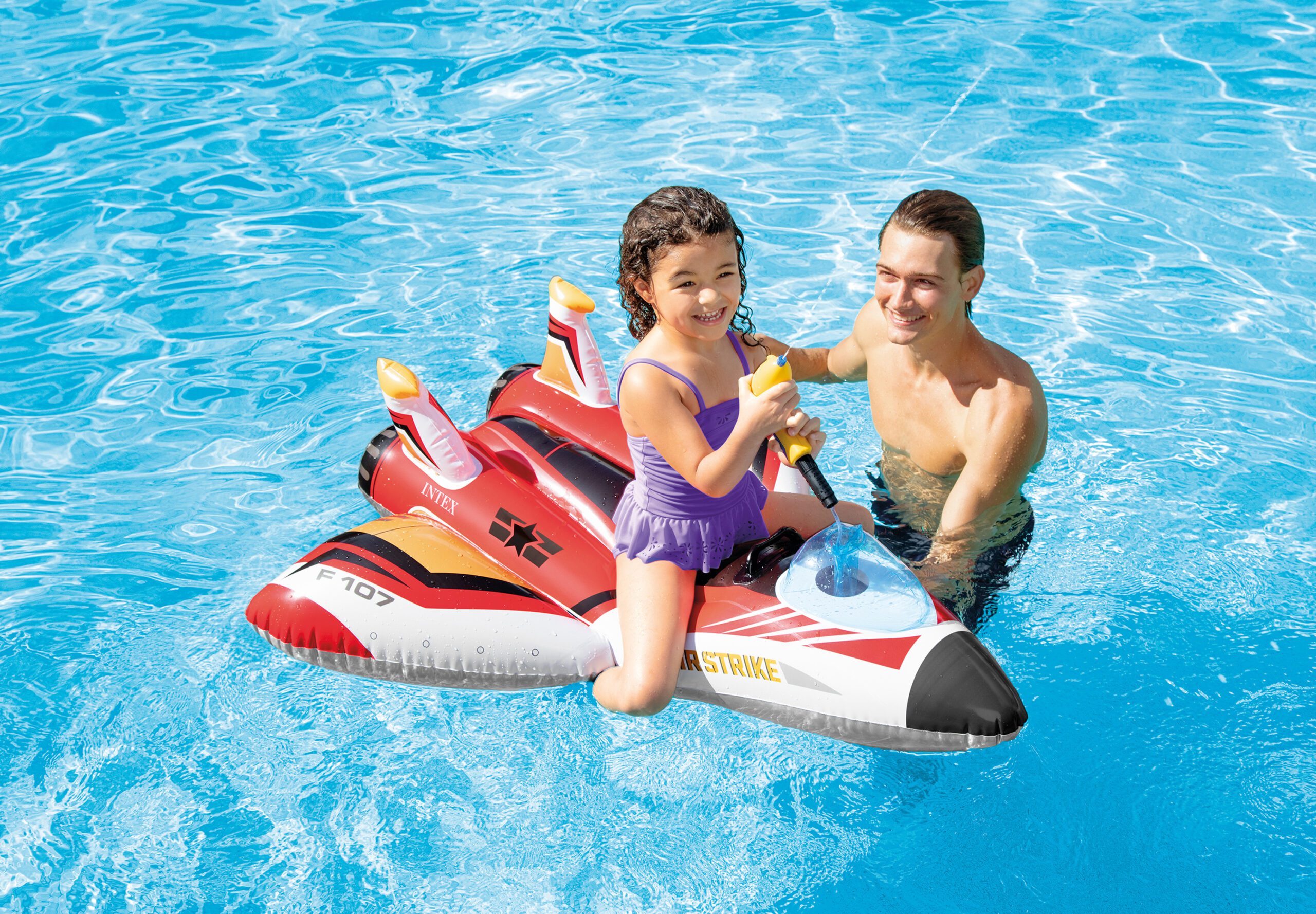 Intex Water Gun Plane Ride-On Pool Toy 57536 โ image 3