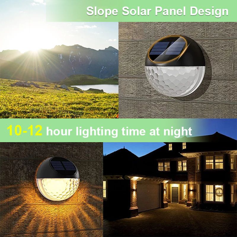 Solar Fence Lights Outdoor Deck Lights Solar Wall Lights Outdoor Waterproof Led Solar Stairway Lights Outdoor Yard Lights — image 2