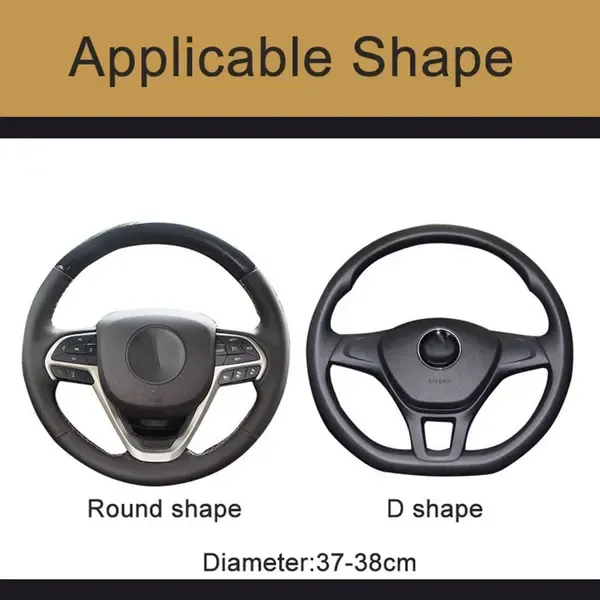 Durable High Quality Leather steering wheel cover Replacement for carbon fiber steering wheel, PURPLE, Perfect Fit โ image 2