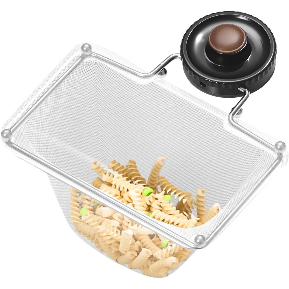 Kitchen Sink Strainer with Filter Mesh Bag, Suction Cup Food Waste Filter Basket, Foldable Washing Vegetables and Fruits Drying Bag Holder (Black Sink