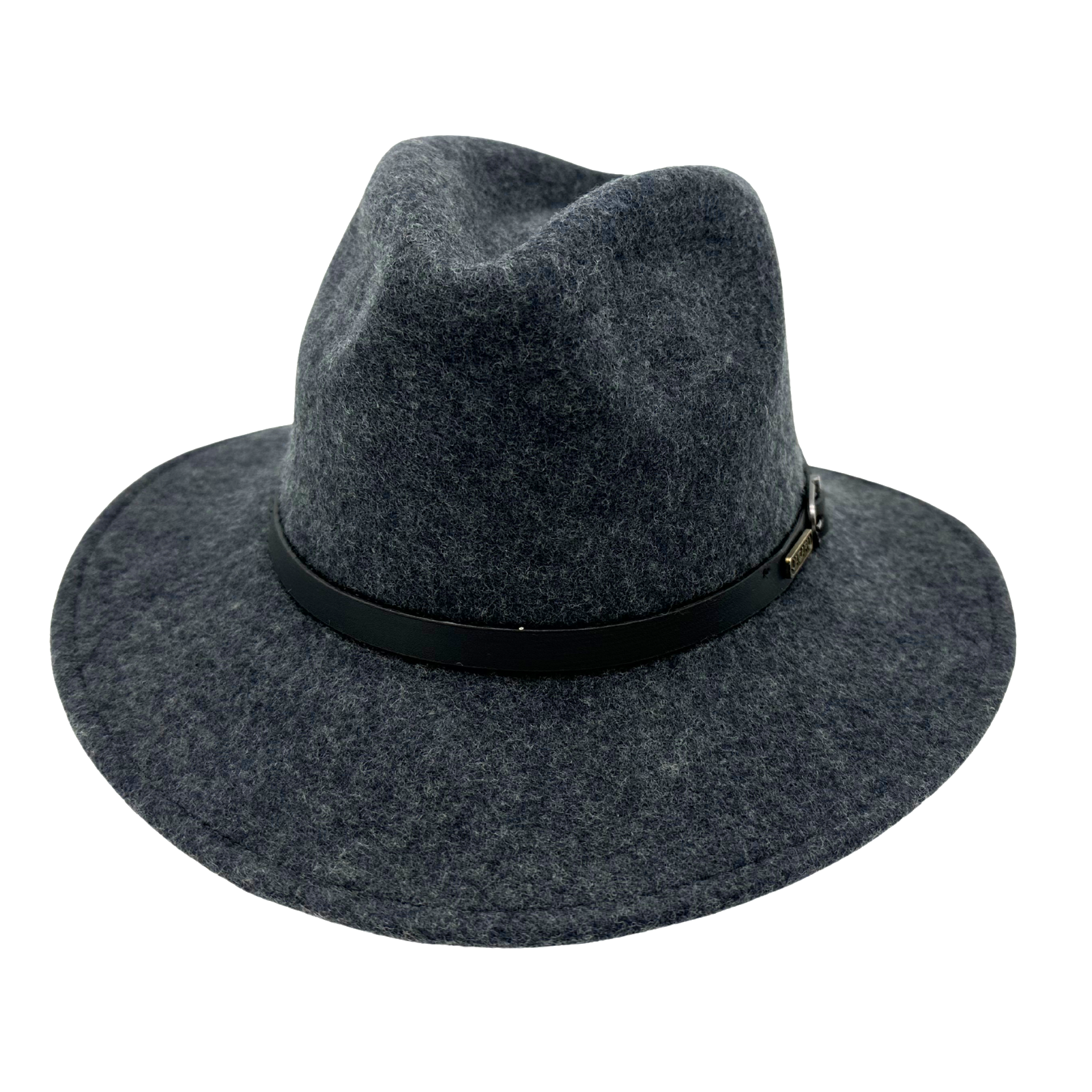 JACARU 1849 Australian 100% Wool Hat Fedora Trilby Crushable Travel - Dark Grey — image 2