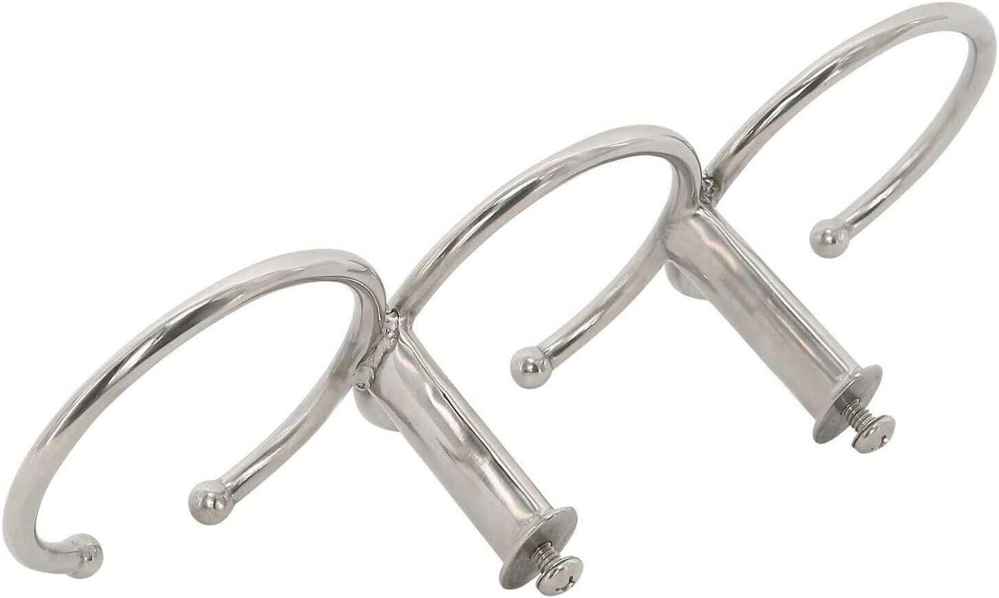 Boat Triple Ring Cup Drink Holder, Stainless Steel 316 Holder Polished for Yacht Truck Car Apartment RV- Open Design (1pcs) โ image 4
