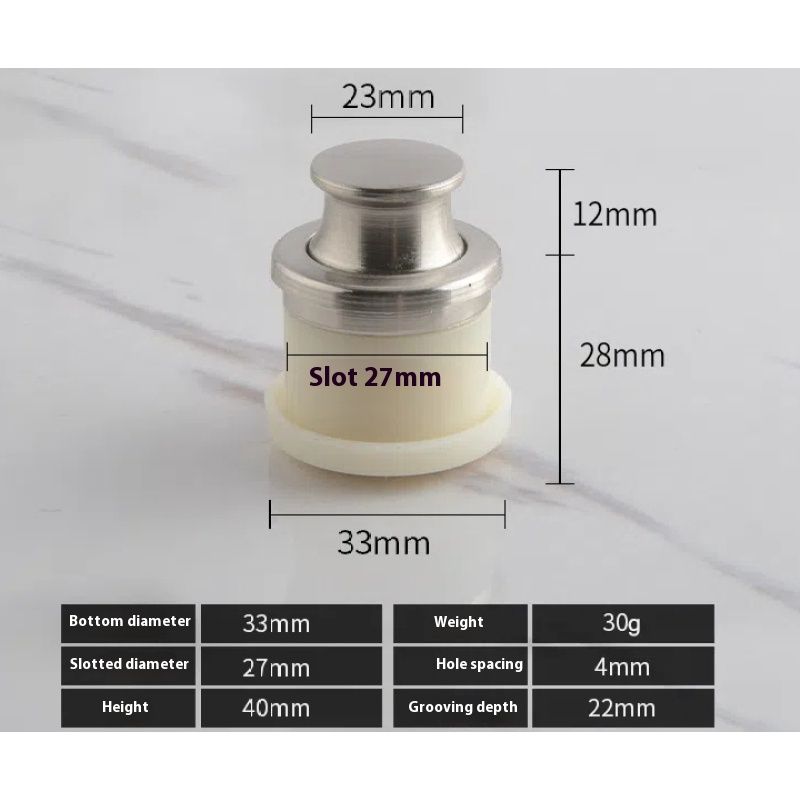 Hidden Embedded Furniture Handles Adjustable Spring Shake Knobs Invisible Handles Pulls and Knobs Cabinet Door Handles 5 pcs โ image 5