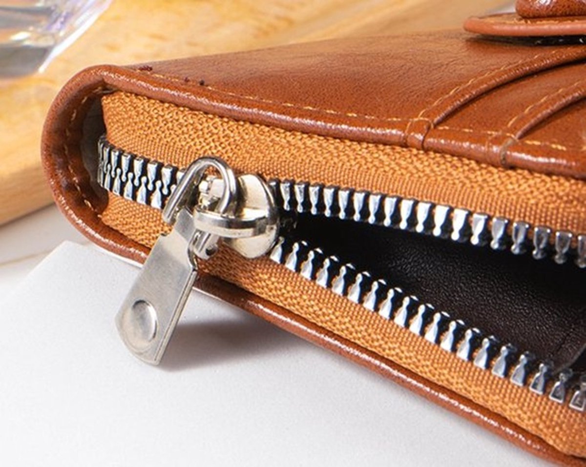 Billfold Retro Wallet & Card Holder | For 11 Cards | Credit Card Holder | With Cash Compartment | Card Holder | Wallet | PU Leather | Men's | Dark Green — image 5
