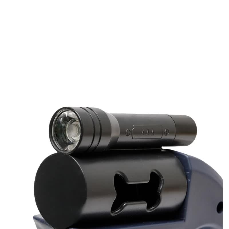 Black One-to-Two Retractable Dog Leash with One-Click Safety Lock & Night Light - 3M Tangle-Free 360° Rotation Walking Leash — image 5