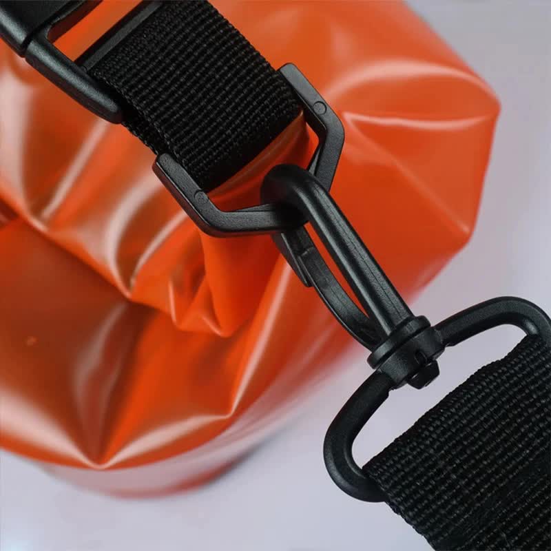 Black 20L PVC Waterproof Swimming Bag Bonus with Waterproof Phone Pouch - Roll-Top Floating Dry Gear Bags for Beach, Kayaking & Outdoor Sports โ image 4