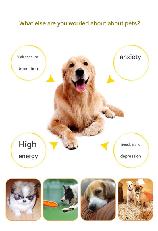 Rubber Snuffle Ball for Pets,Interactive Hollow Treat-Hiding Toy for Dogs and Cats(Yellow) — image 3
