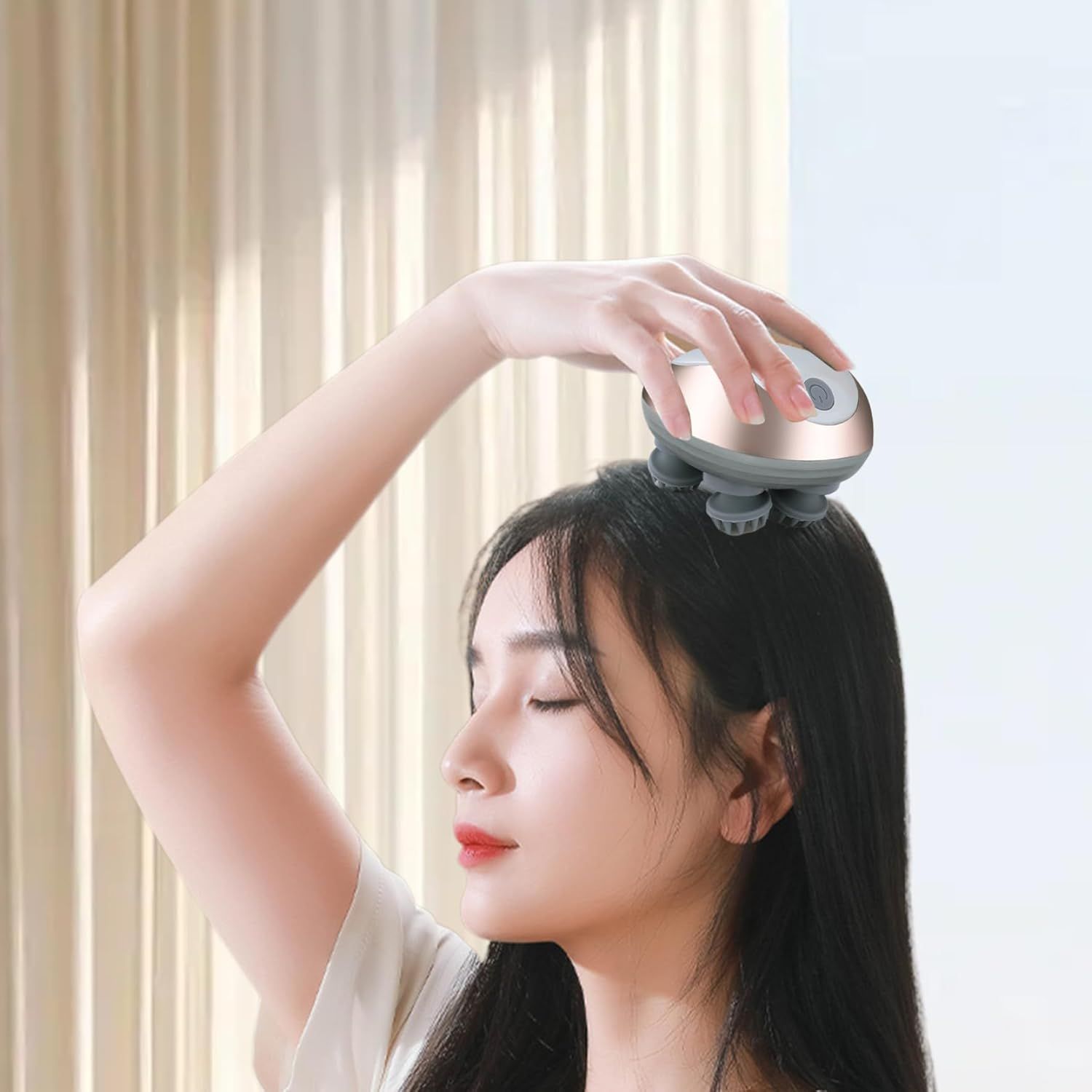 Electric Scalp Massager Cordless Waterproof 3 Modes for Hair and Body Relaxation — image 6