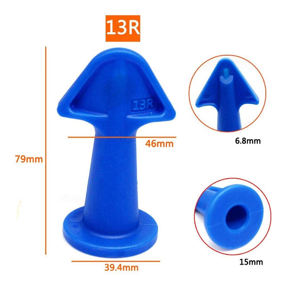 4 pcs Caulking Tool Sealant Finishing Tools Rubber Caulking Finisher Nozzle for Kitchen Bathroom Window Tiles Bricks โ image 2