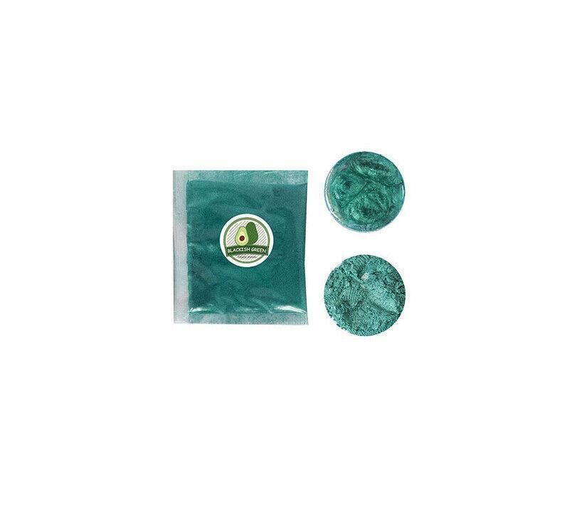 Mica Pigment Pearl Powder Resin Epoxy Premium Soaps Candle Bath Bomb Art Craft - Blakish Green
