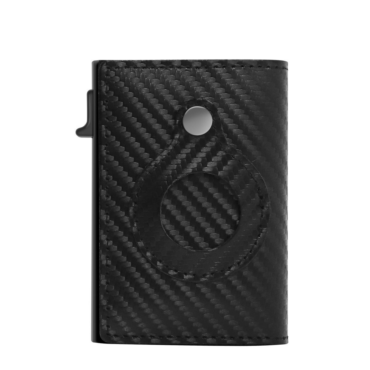 Wallet for Men: Compatible with Apple AirTag (1st & 2nd Generation), RFID Blocking, Genuine Leather, Slim & Minimalist Design - 14 Card Capacity | ID Window