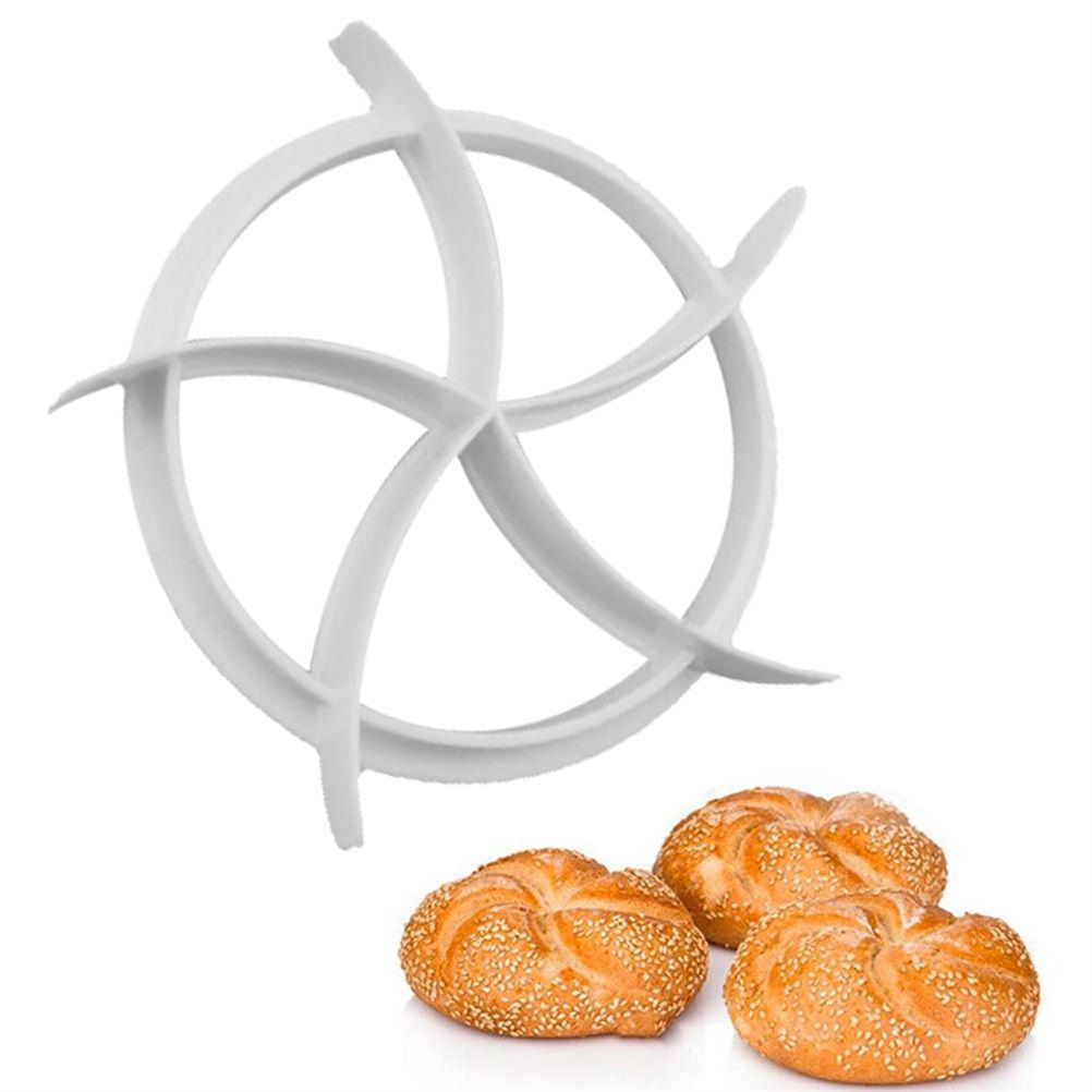 2PCS Dough Press Mold Set Baking Bread Rolls Mold Plastic Pastry Cutters — image 4