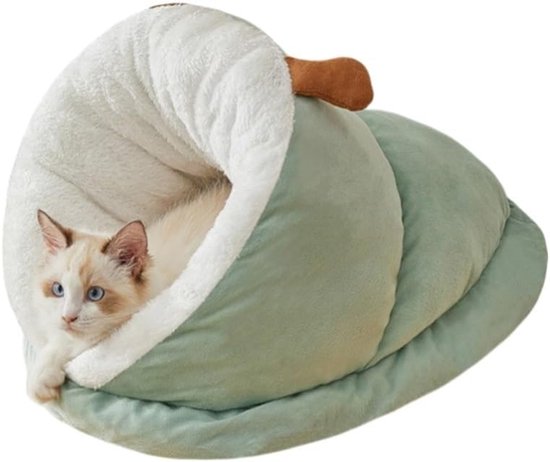 Cat Bed - Comfortable Slipper-Shaped Cat Bed - Semi-Closed Pet Den - Suitable for Indoor Cats and Small Dogs - Warm Plush Cat and Dog Bed - Non-Slip Bottom โ image 5