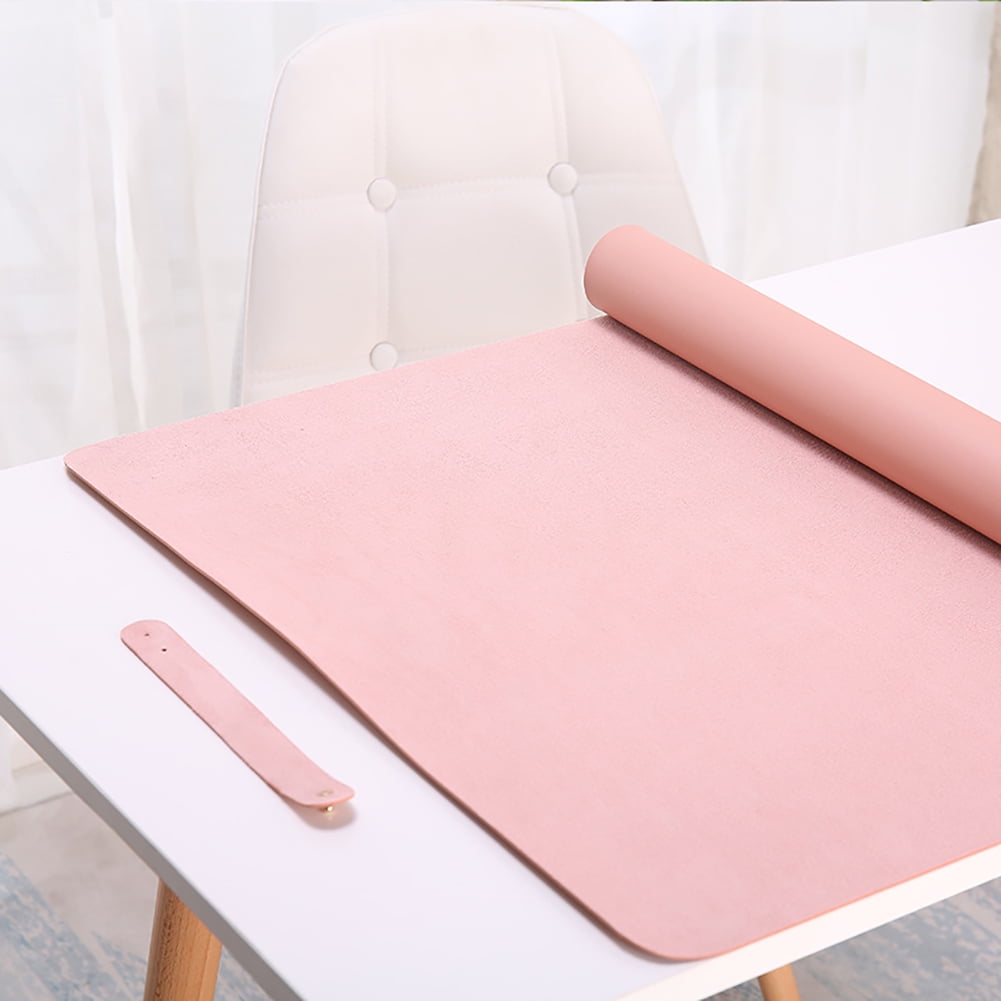 Dengjunhu Desk Pad Protector,Mouse Pad,Office Desk Mat, Non-Slip Desk Blotter, Laptop Desk Pad, Waterproof Desk Writing Pad for Office and Home Pink โ image 3