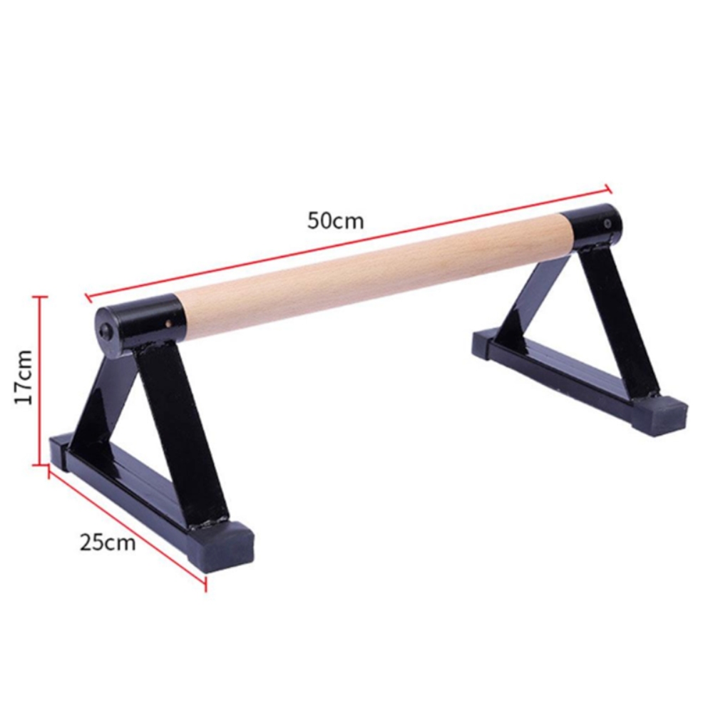 1 Pair Parallettes Set Push-up Parallel Bar Stretch Double Rod Stand Fitness โ image 4