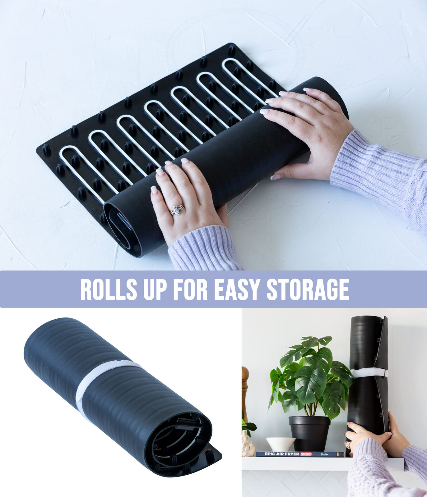 Electric Warming Mat Adjustable 3-Level Heat, Rollable & Portable Hot Plates Heat Pad β image 6