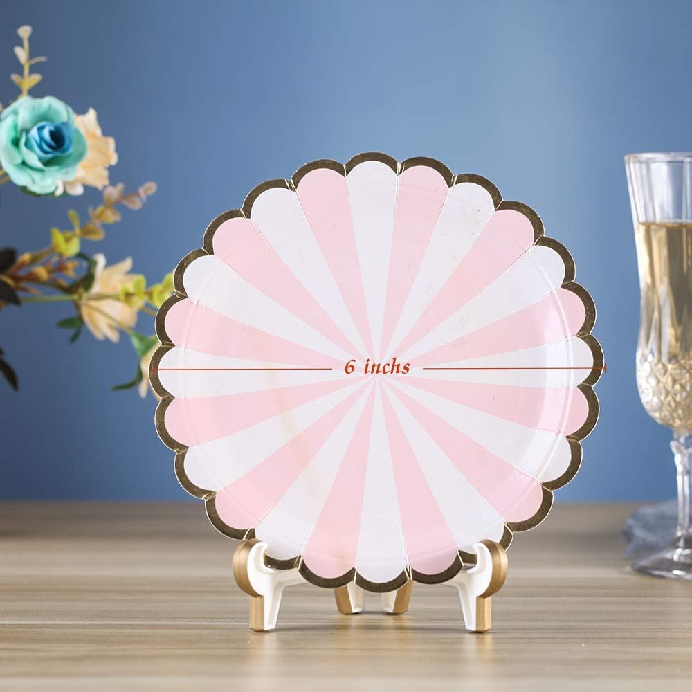 2 Pack 5inch White Gold Thicken Acrylic Easels Display Stand Plate Stand Holder display Pictures Frame,Decorative Plates, and Artworks — image 6