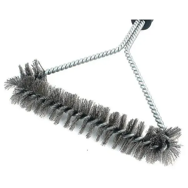 Stainless Steel BBQ Grill Cleaning Brush with Ergonomic Handle for Outdoor Grills, Smokers, Grates and Everyday Maintenance, 30 × 17 cm — image 3