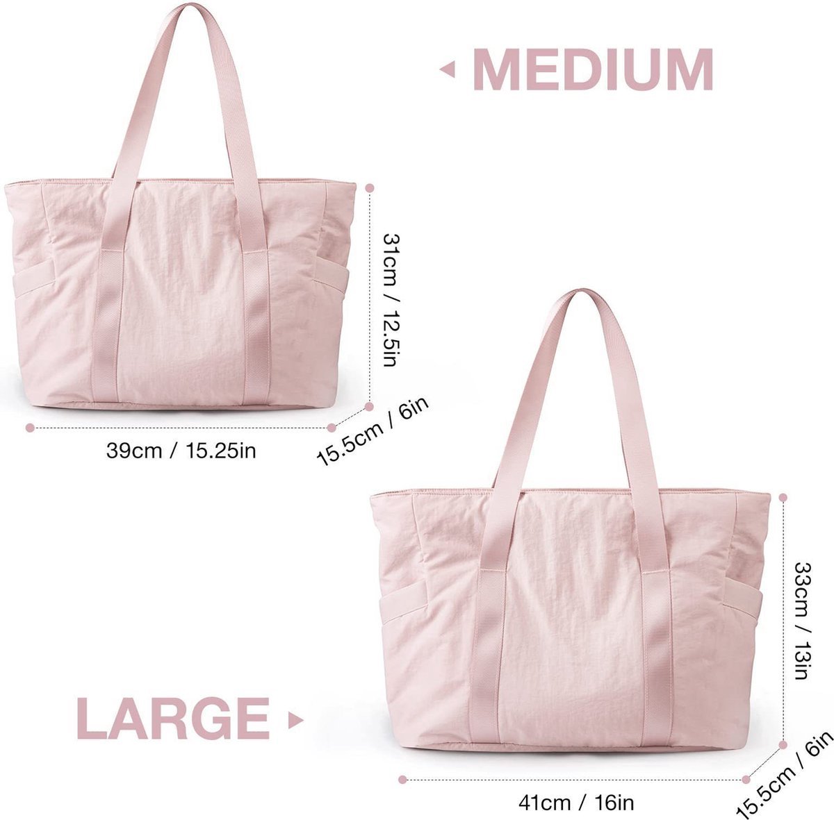 Women's Handbags - Women's Shopper Bag with Zipper - Large Shoulder Bag / Women's Handbag - School Bag - Shoulder Bag - Laptop Bag - Women's Bag โ image 2