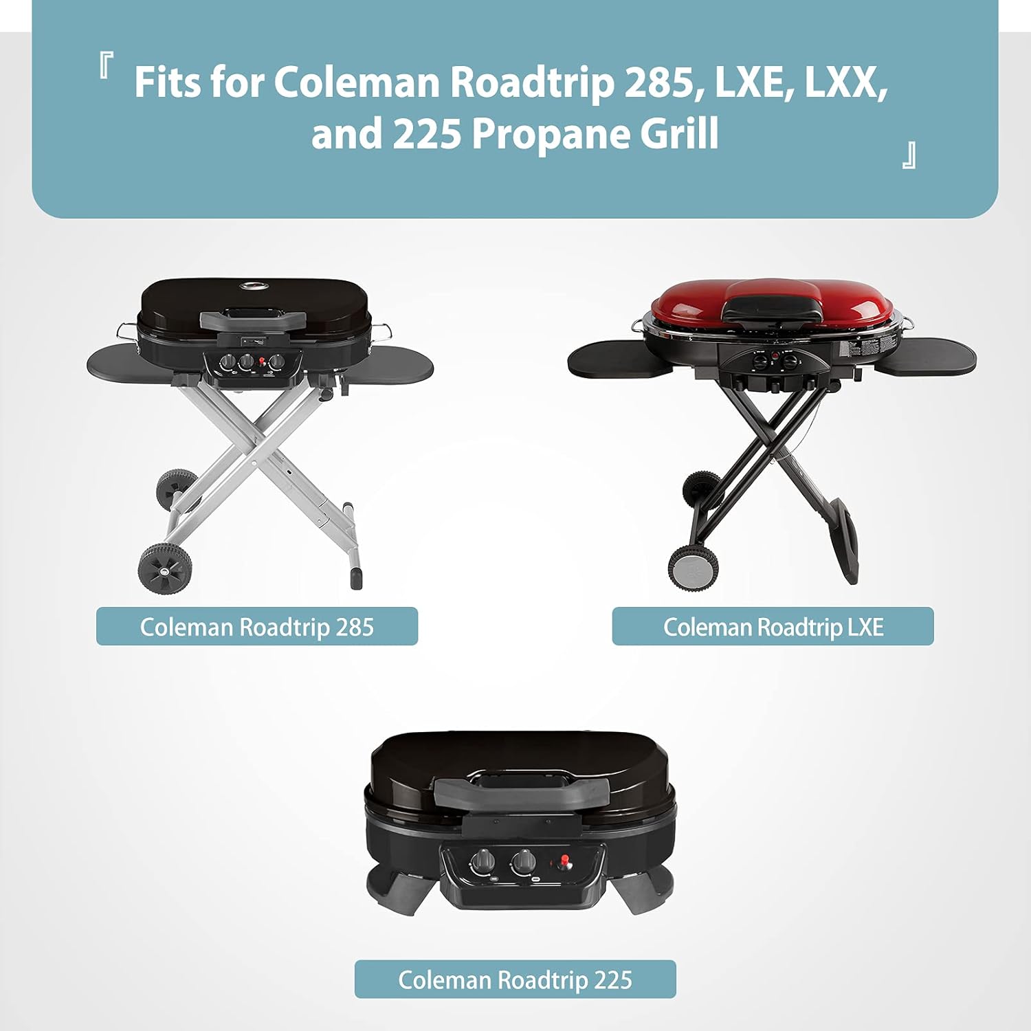 Portable Grill Cover for Coleman Roadtrip 285, LXE, LXX, and 225 Propane Grill, Waterproof PU Coating, Upgraded Material — image 2