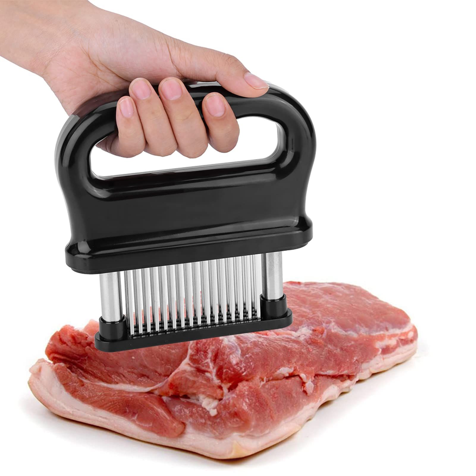 Meat Tenderizer, Stainless Steel Ultra Sharp Needle Blade Tenderizer for Tenderizing Steak, Baking Kitchen Accessories