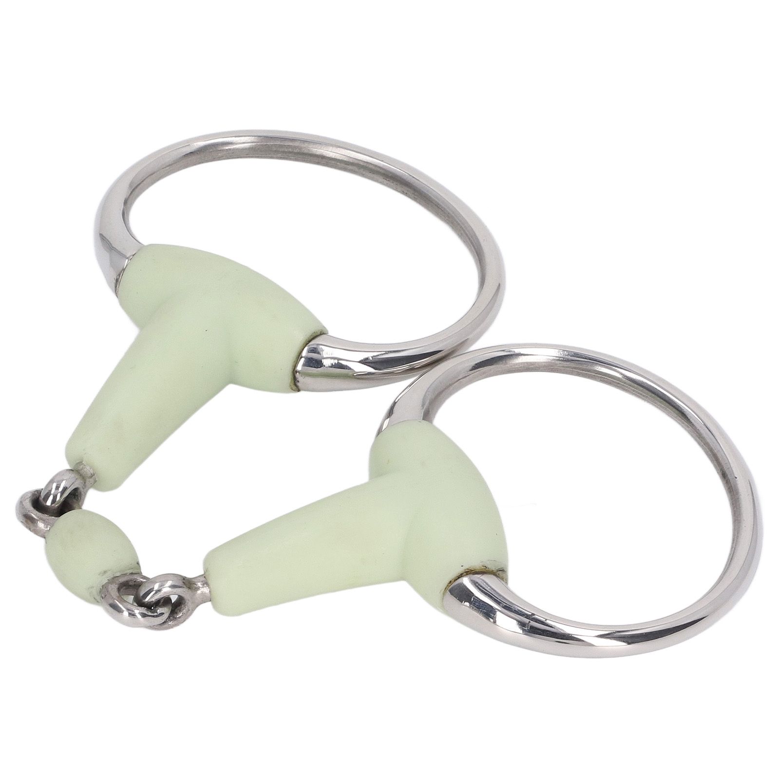Horse Snaffle Bit Stainless Steel Horse Snaffle Roller Garden Breeding Mouth Bit for 125mm Horse Mouth โ image 2