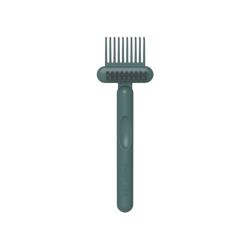 Air Cushion Comb Cleaning Brush Tool Hair Airbag Comb Cleaner - Green