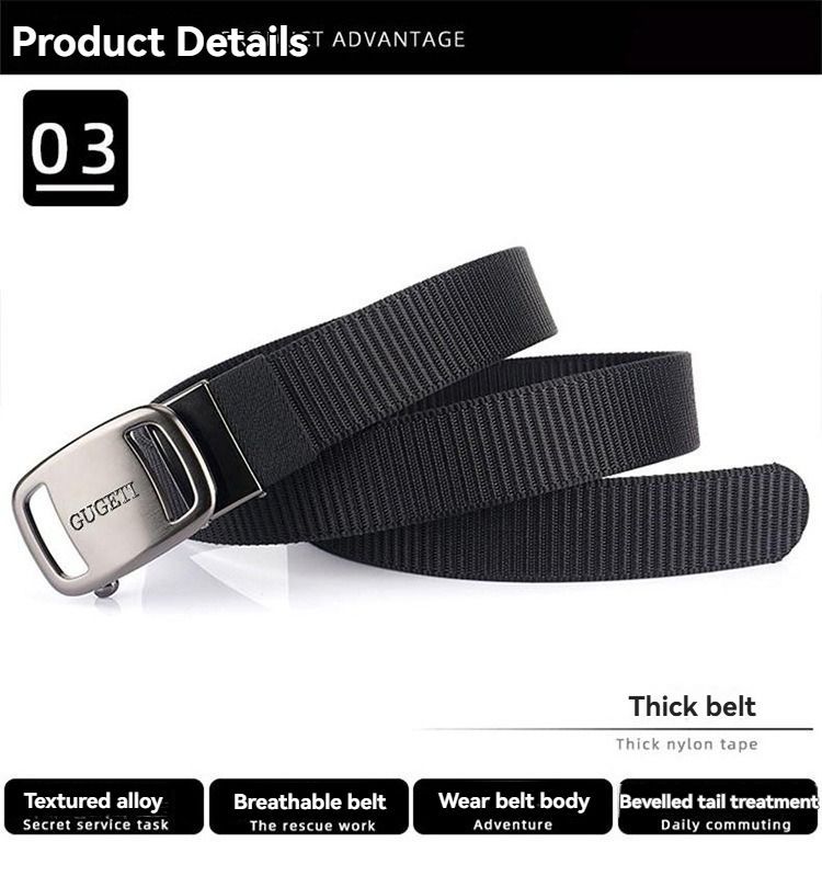 travel belt - Black - Size 120cm-47.2in — image 6