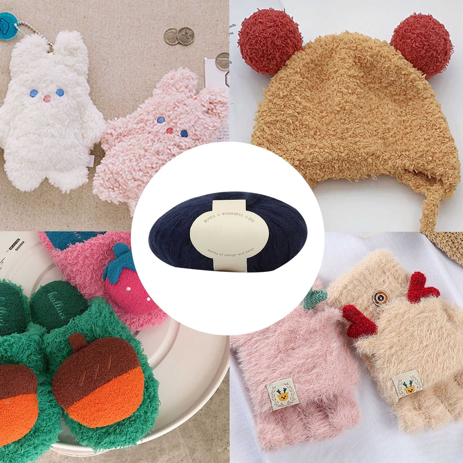 Clearance! Boovnll Mohair Yarn, Soft Yarn for Crocheting, Hand Knitting Hats, Sweater, Scarves, Crafts, Home Decorations, DIY Kids Toys, Yarn 31 โ image 4