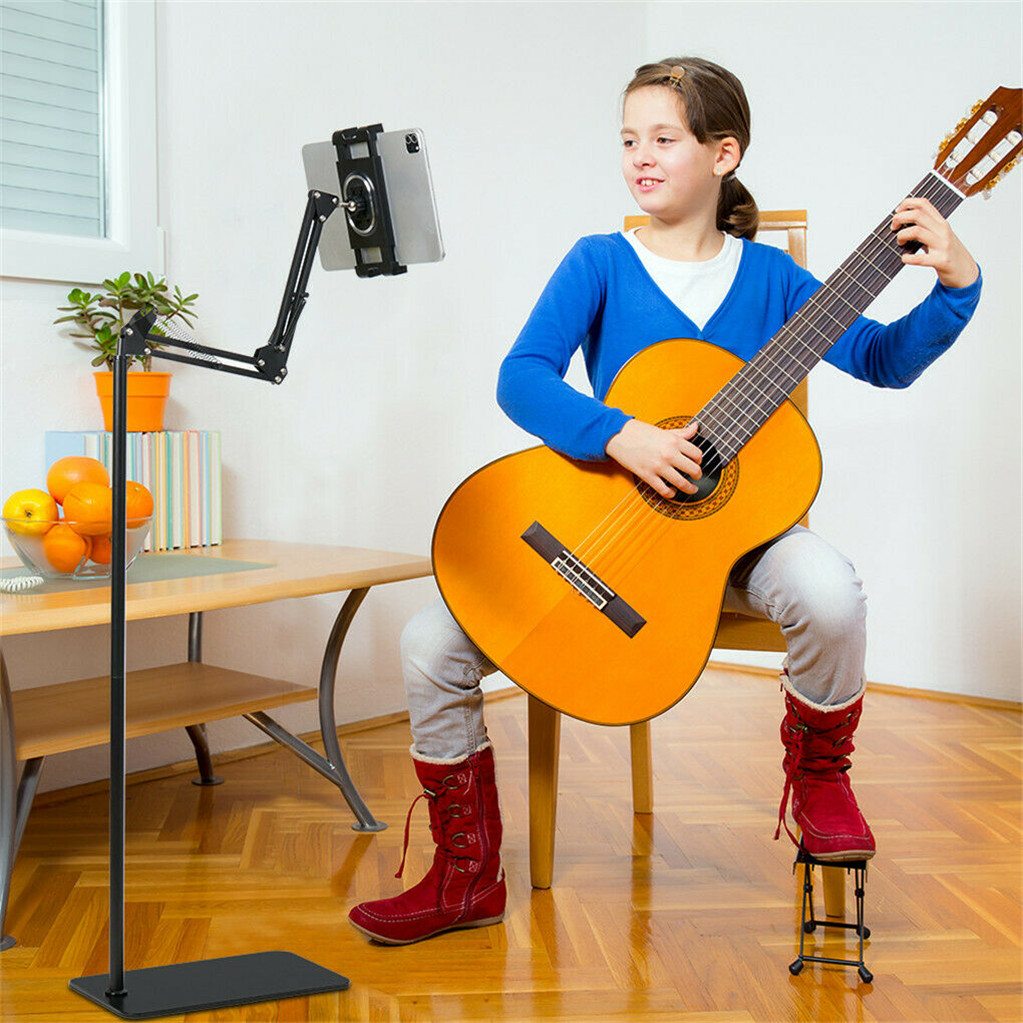 360 Tablet Floor Stand Adjustable 5-12.9 Inch Overhead Phone Desktop Holder — image 3